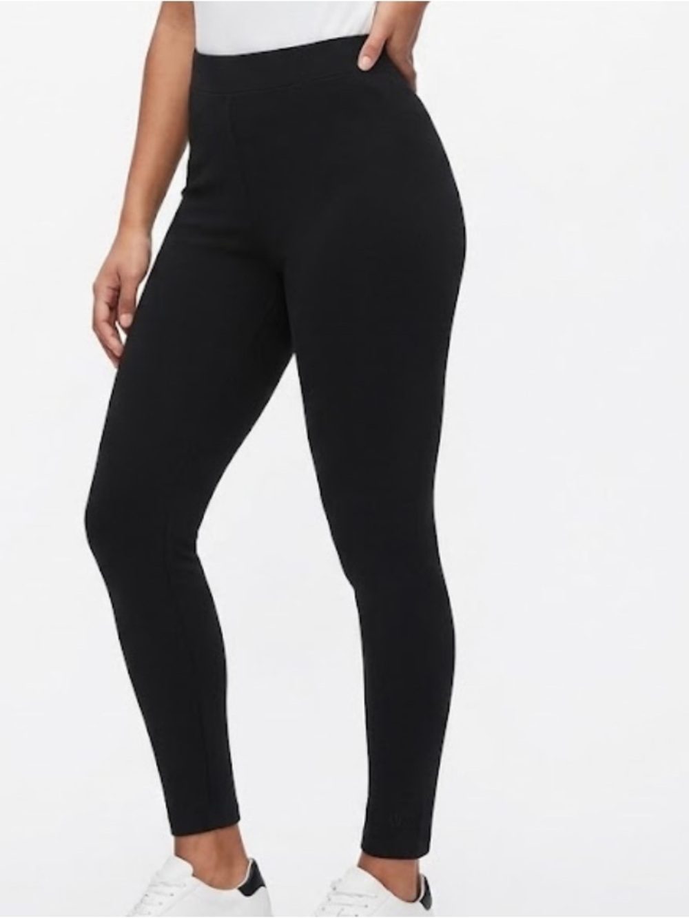 Talbots Black High-Rise Leggings